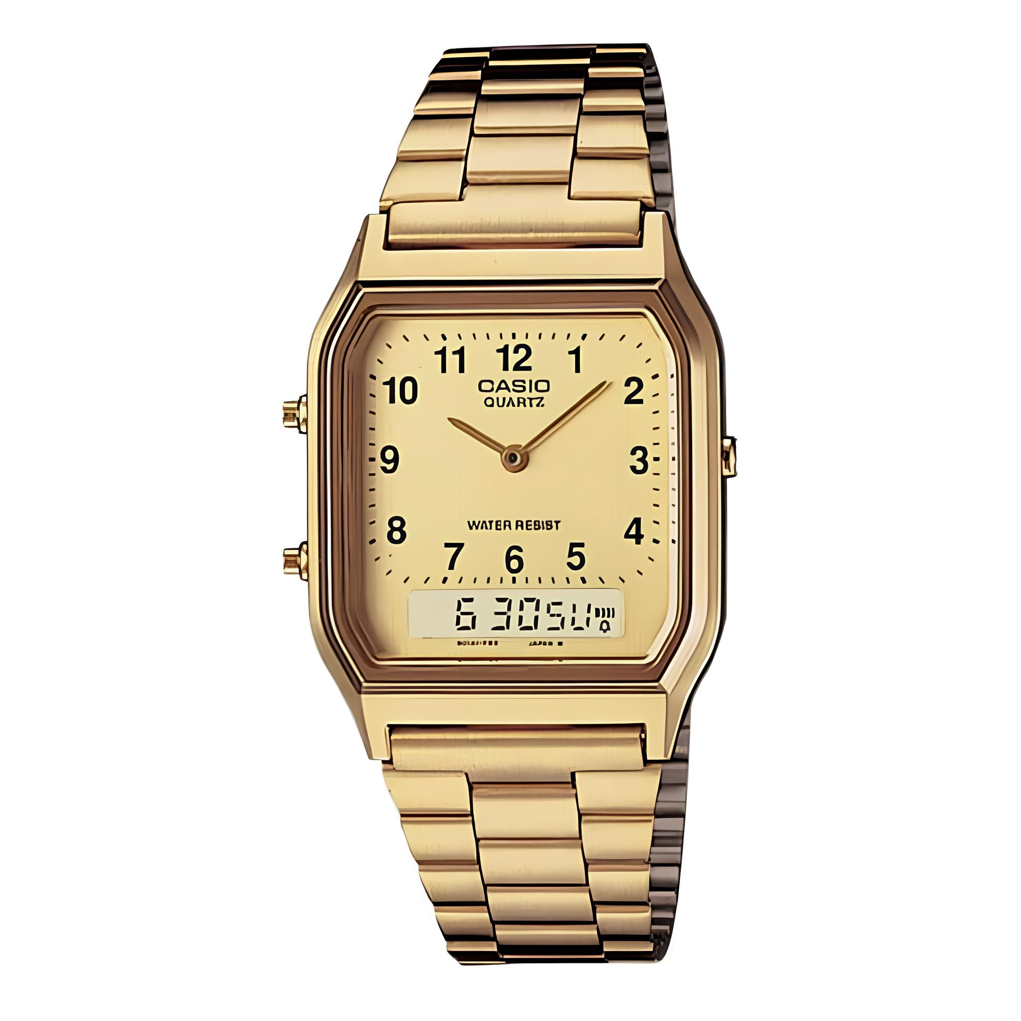 RELOJ AQ-230GA-9B HOMBRE ANALOGO DIGITAL METAL - 1
