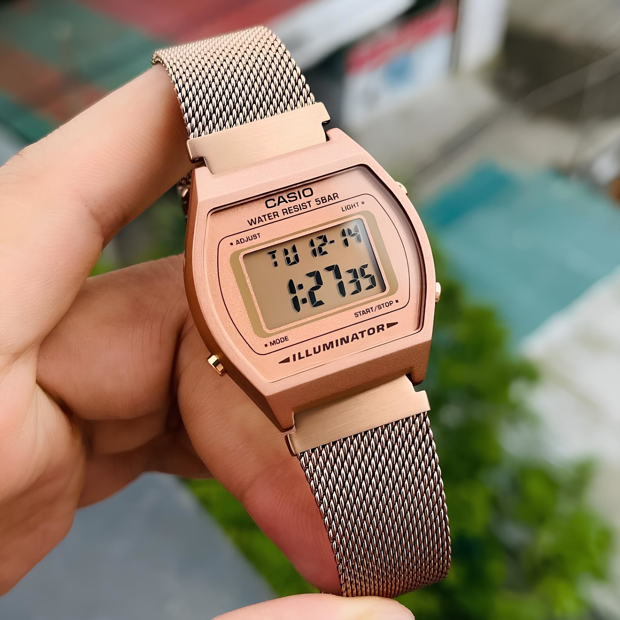 RELOJ B-640WMR-5A VINTAGE DIGITAL METAL - 3