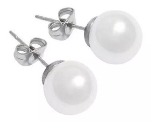 AROS PERLA BLANCA TRADICIONAL EN PLATA 925 SILVER HEART - 3