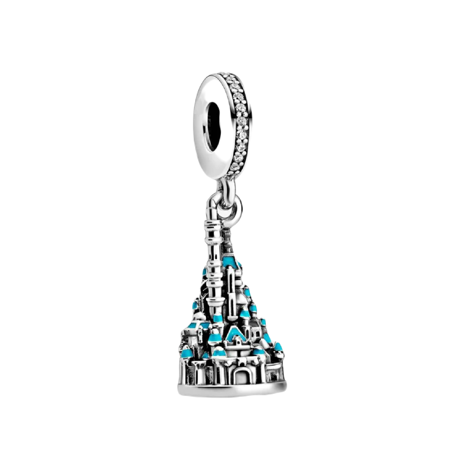 CHARM CASTILLO MÁGICO DE HONG KONG EN PLATA 925 SILVER HEART - 1