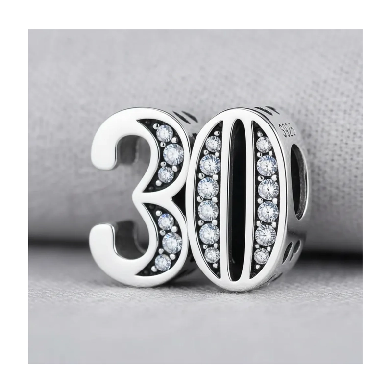 CHARM CELEBRACIÓN 30 AÑOS EN PLATA 925 SILVER HEART - 3