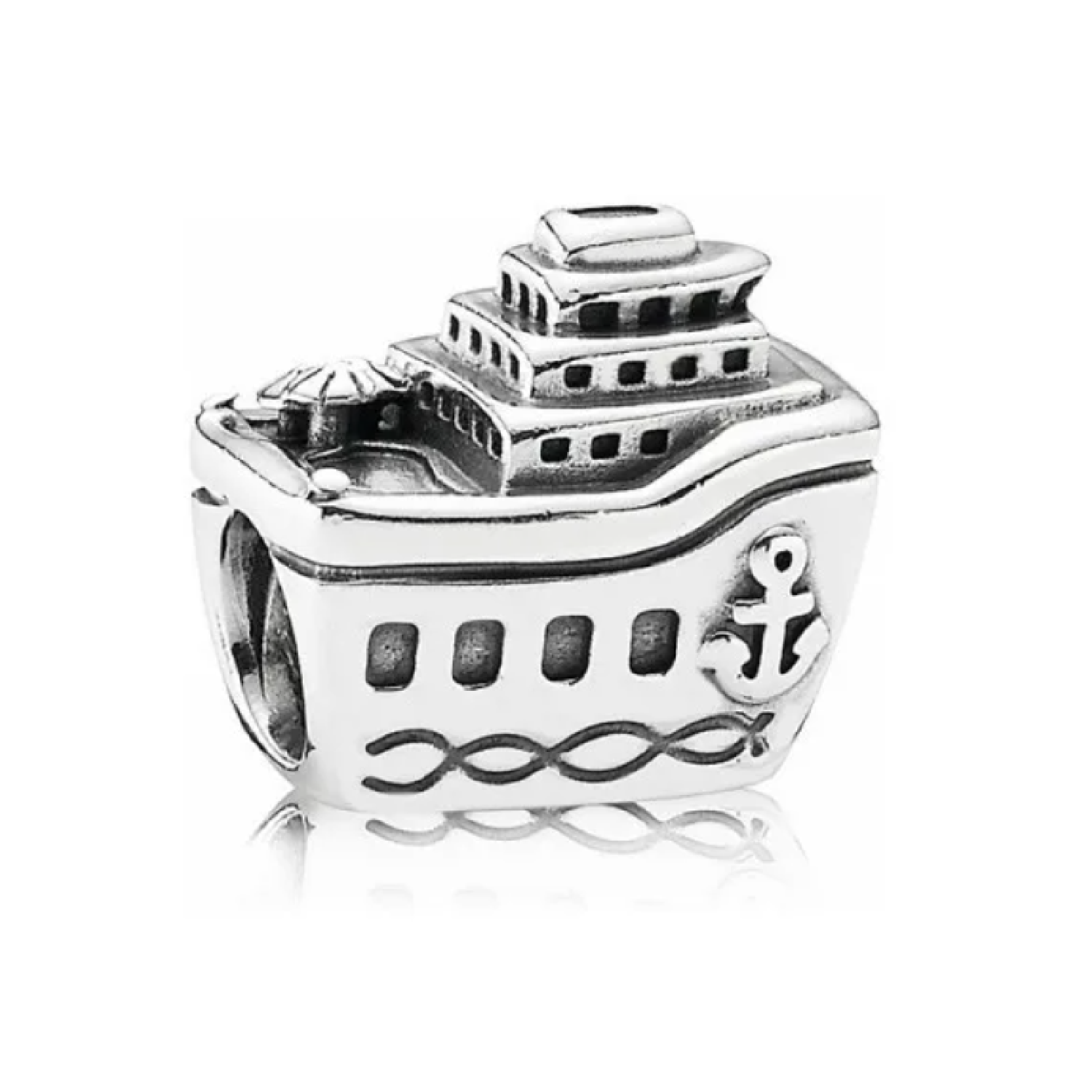 CHARM BARCO CRUCERO EN PLATA 925 SILVER HEART - 1