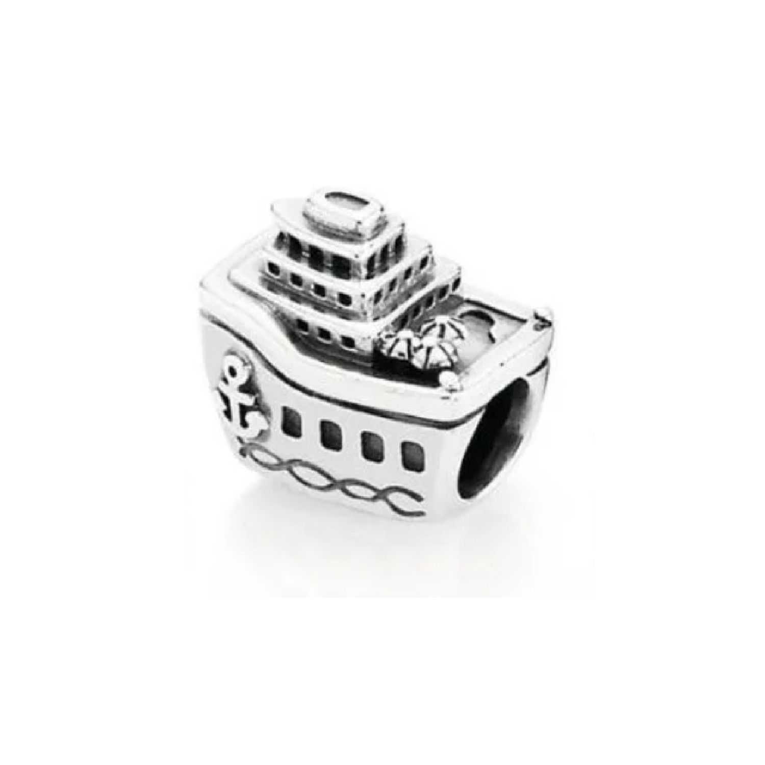 CHARM BARCO CRUCERO EN PLATA 925 SILVER HEART - 2