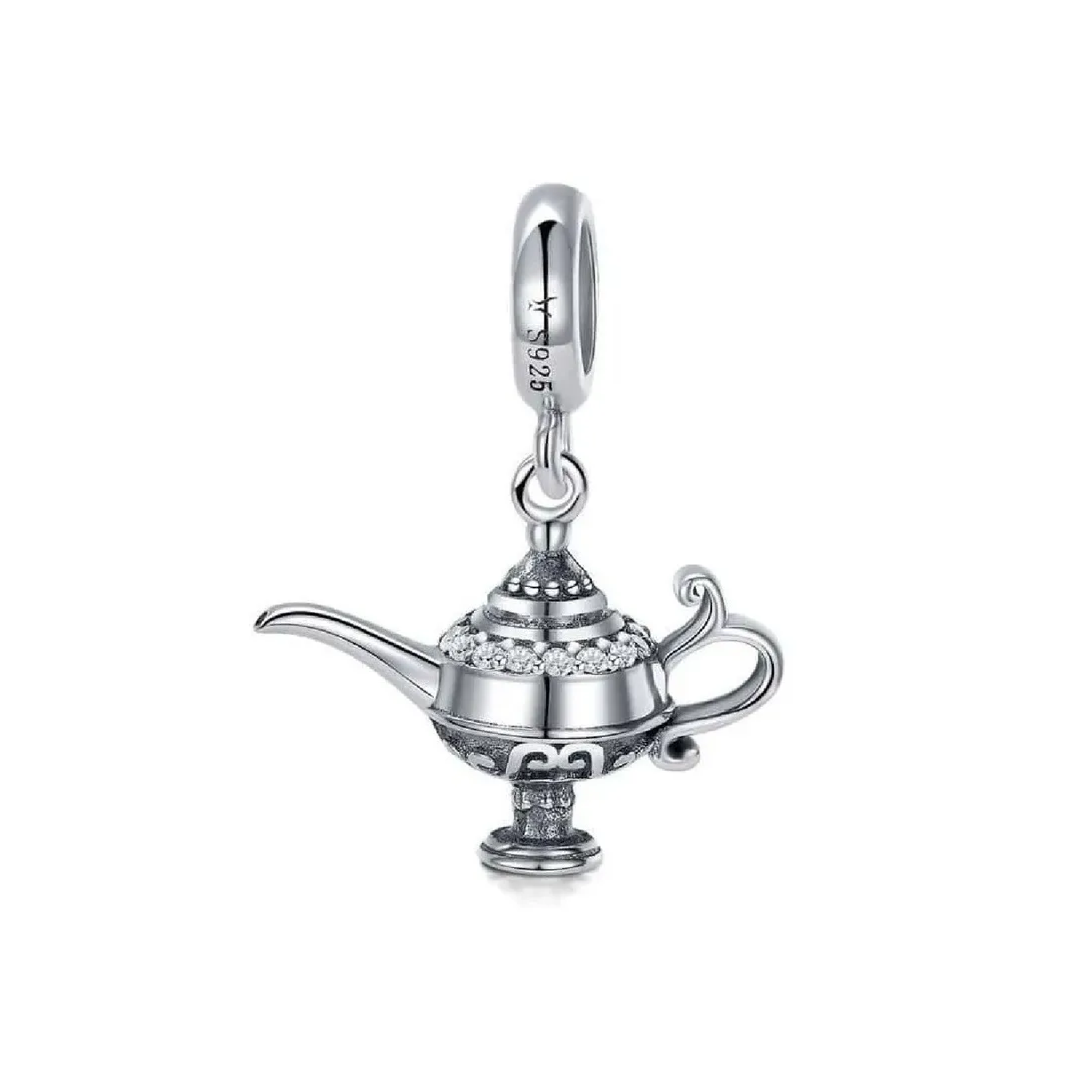 CHARM LÁMPARA MÁGICA DE ALADINO EN PLATA 925 SILVER HEART - 1