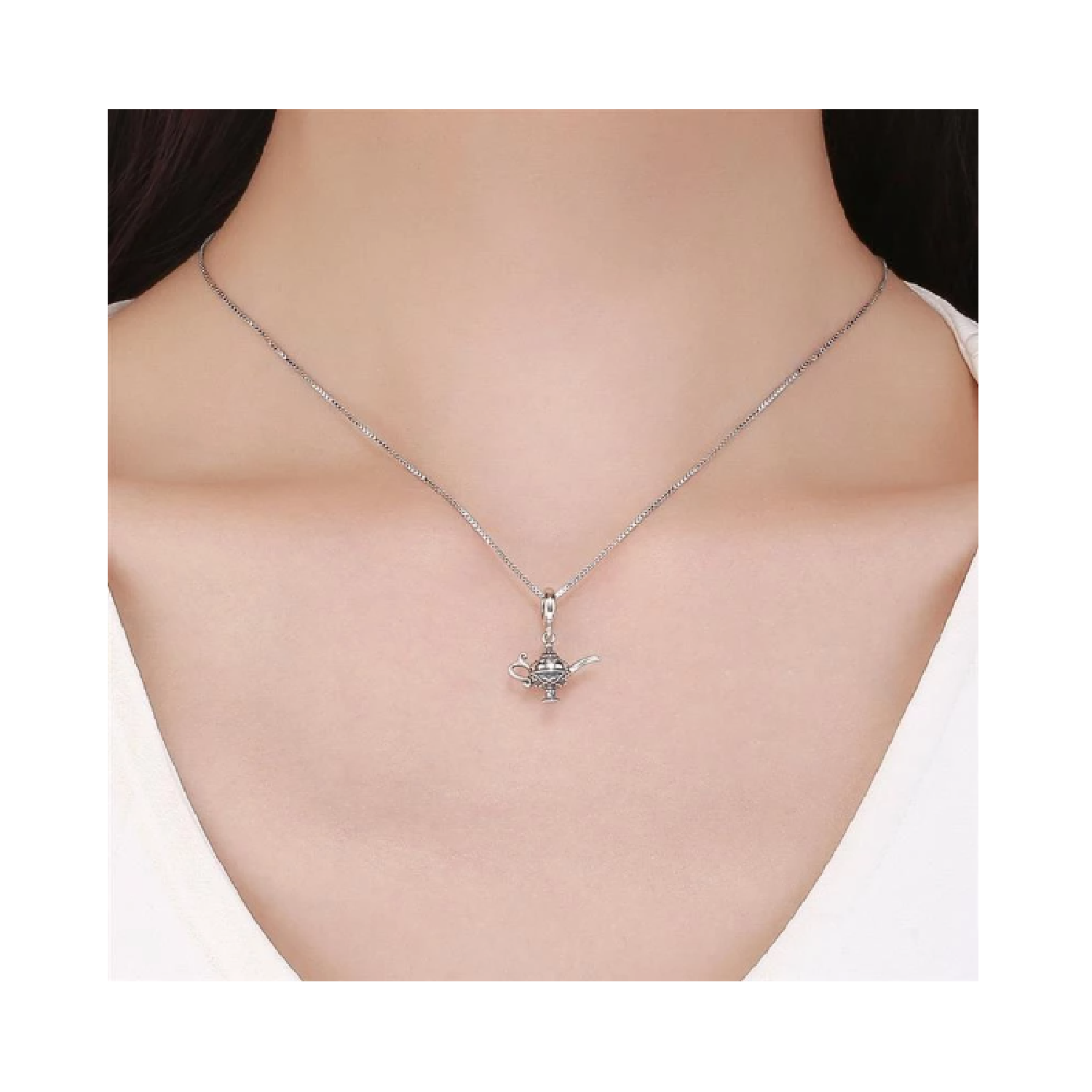 CHARM LÁMPARA MÁGICA DE ALADINO EN PLATA 925 SILVER HEART - 5