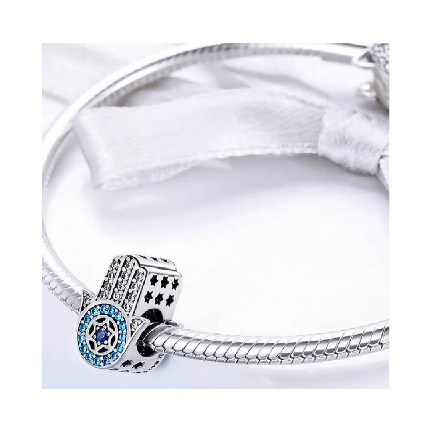 CHARM MANO DE FÁTIMA MÍSTICA EN PLATA 925 SILVER HEART - 3