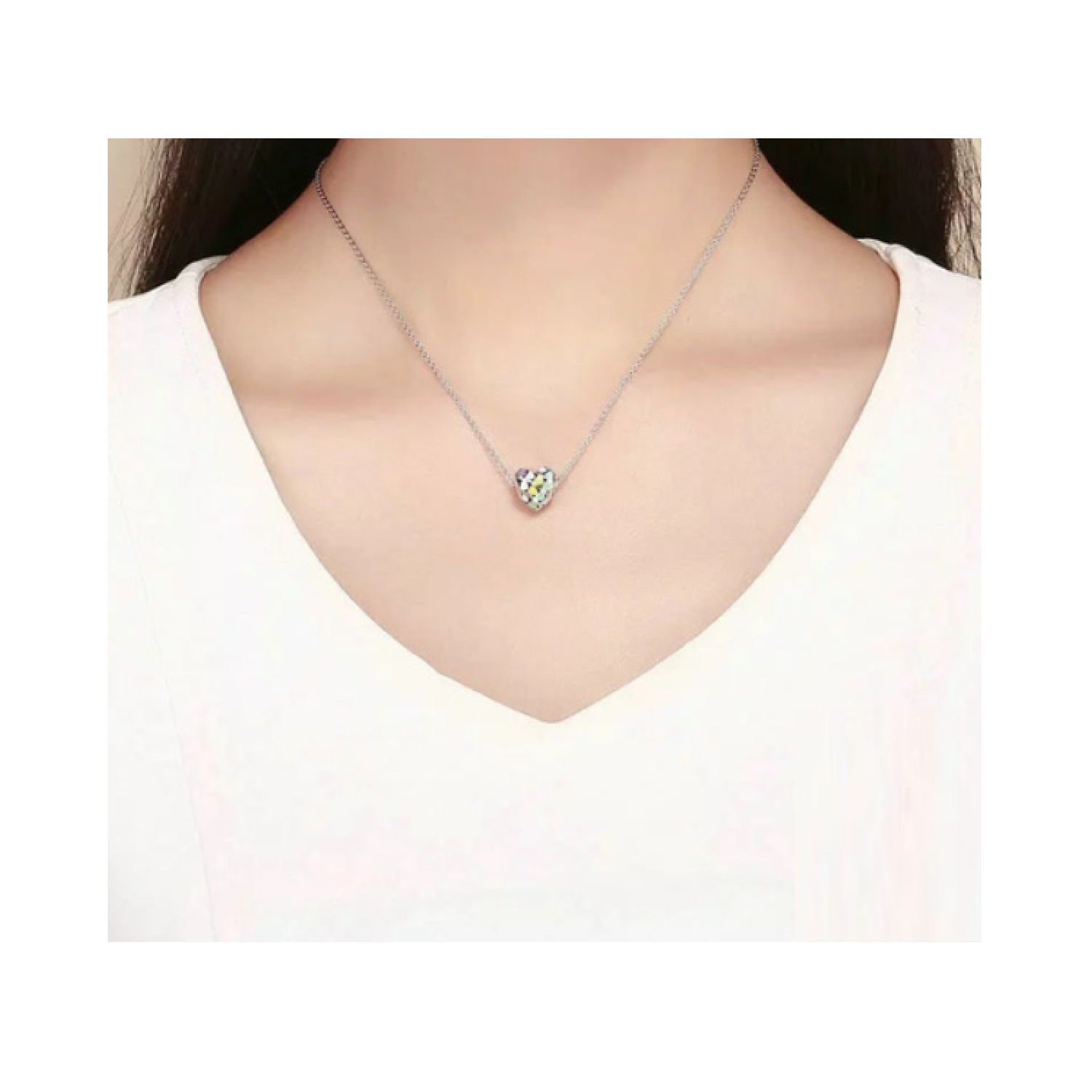 CHARM CORAZONES DE COLORES EN PLATA 925 SILVER HEART - 4