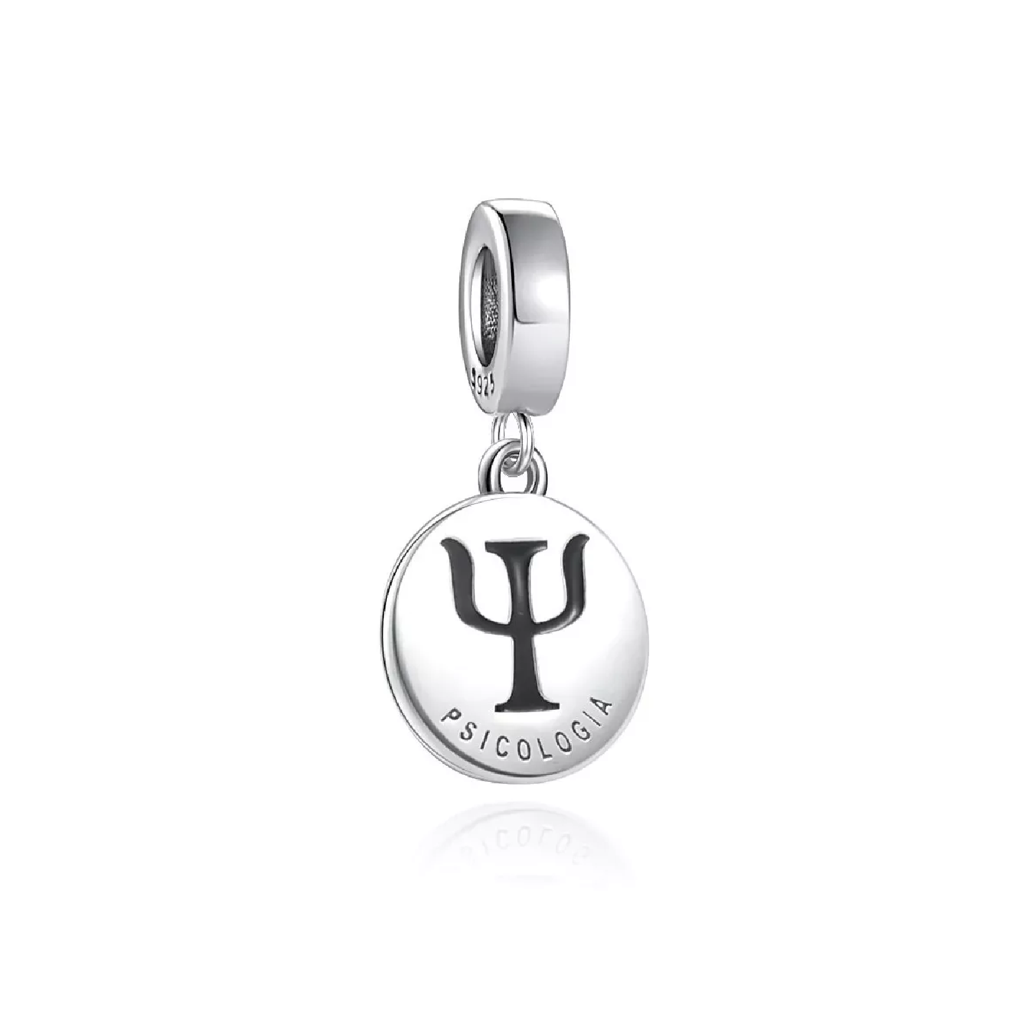 CHARM PROFESIÓN PSICOLOGÍA EN PLATA 925 SILVER HEART - 1