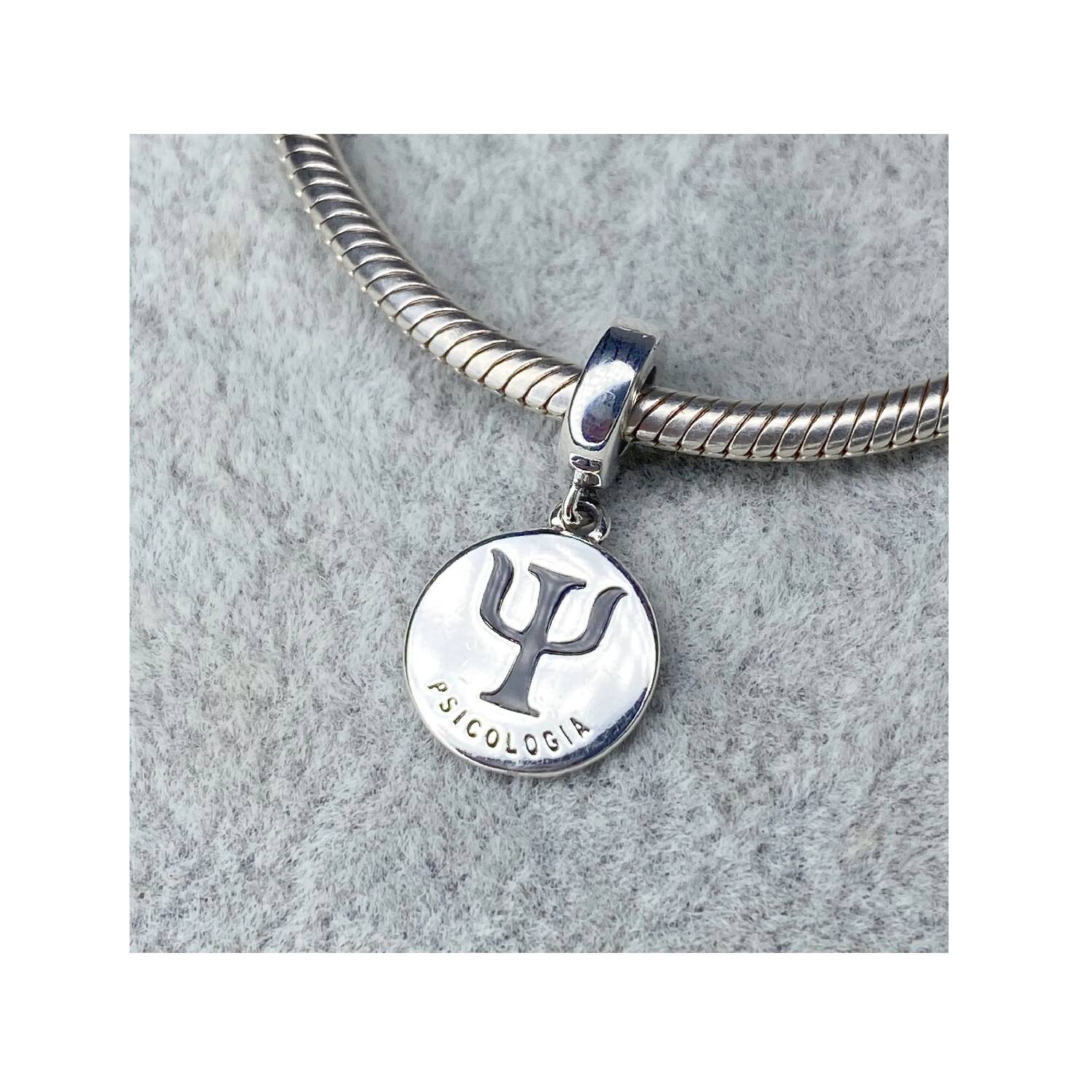 CHARM PROFESIÓN PSICOLOGÍA EN PLATA 925 SILVER HEART - 4
