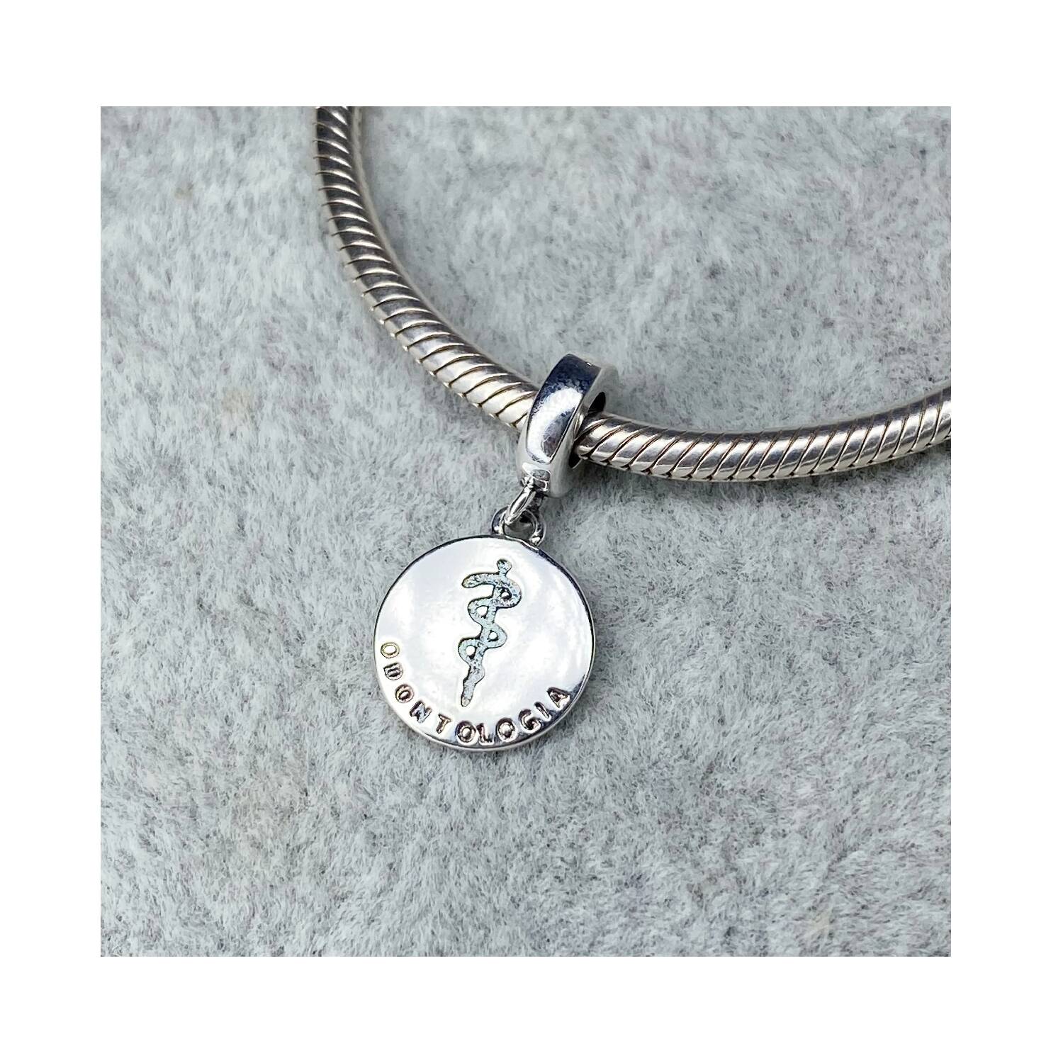CHARM PROFESIÓN ODONTOLOGÍA EN PLATA 925 SILVER HEART - 4