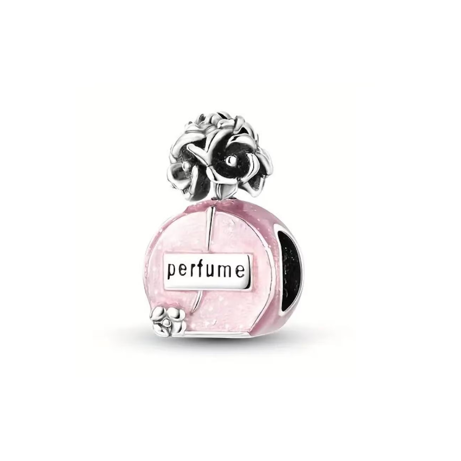 CHARM BOTELLA DE PERFUME CAMELIAS EN PLATA 925 SILVER HEART - 1