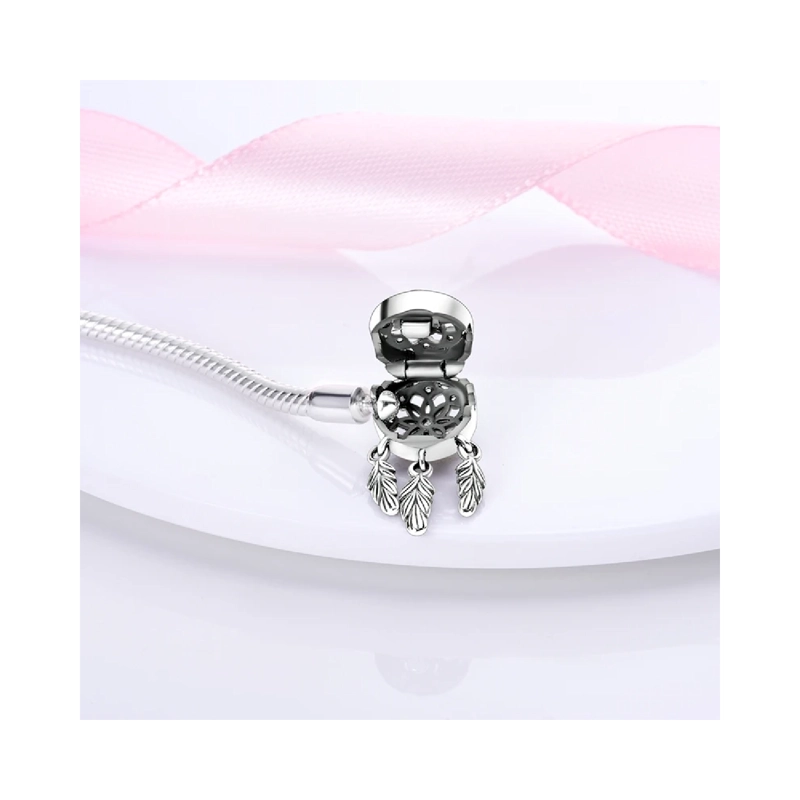 PULSERA BROCHE ATRAPASUEÑOS Y CIRCONES COLORIDOS EN PLATA FINA 925 - 2