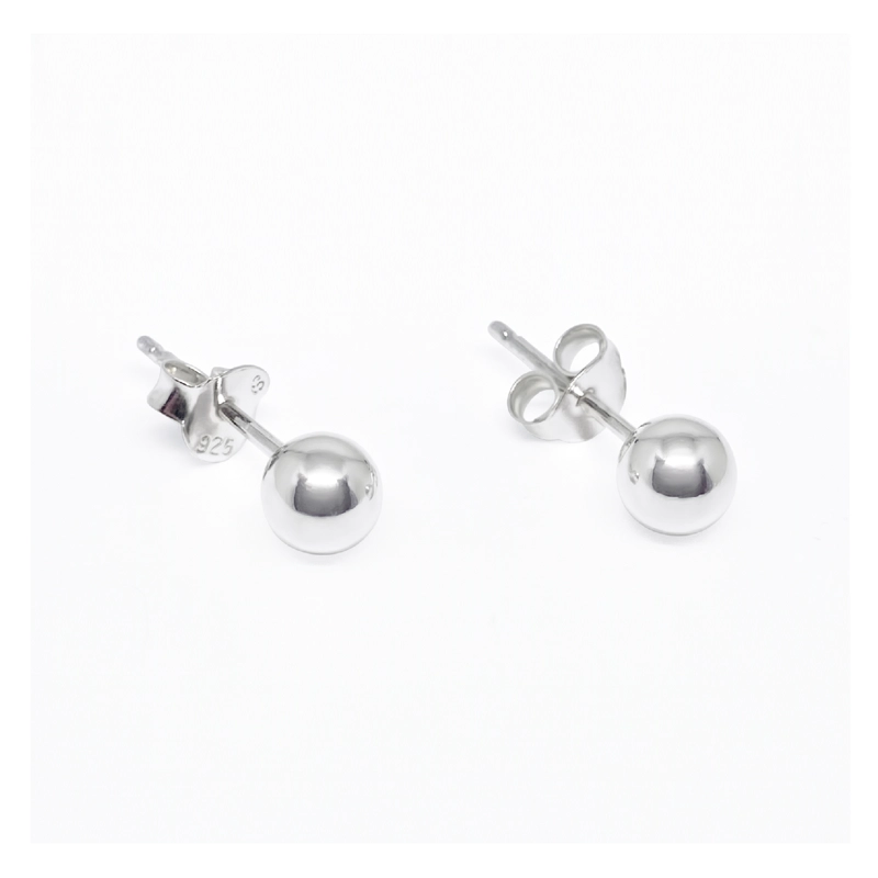 AROS ESFERA BRILLANTE EN PLATA FINA 925 SILVER HEART - 2