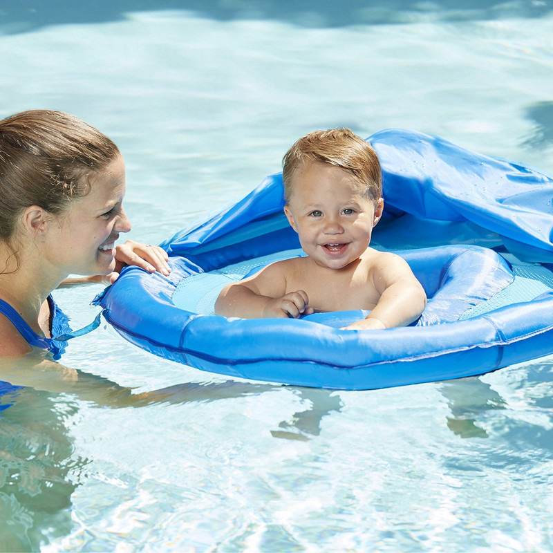 FLOTADOR PISCINA TOLDO SEGURO DIVERSION BEBES 6-24M LAU - 2