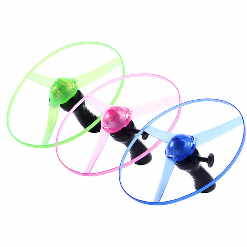 SET BFT 7 JUGUETE OVNI GIRATORIO LUMINOSO DEPORTE AIRE LIBRE LAU - 8