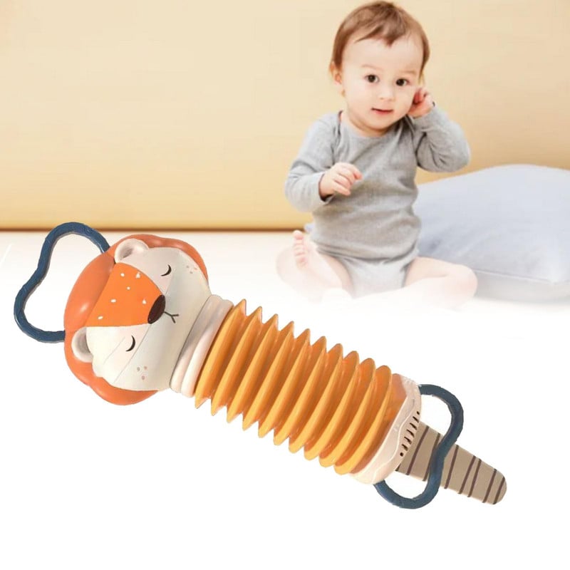 PELUCHE BFT JUGUETE ACORDEÓN SONIDO SENSORIAL LEÓN NIÑOS LAU - 1
