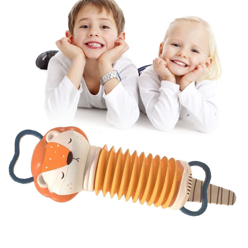 PELUCHE BFT JUGUETE ACORDEÓN SONIDO SENSORIAL LEÓN NIÑOS LAU - 3