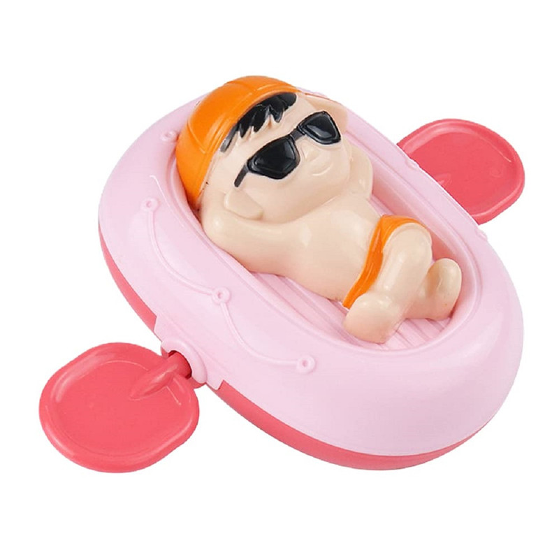 SET BFT 5 JUGUETE KAYAC FLOTADOR CUERDA BAÑO DUCHA BEBÉ LAU - 9