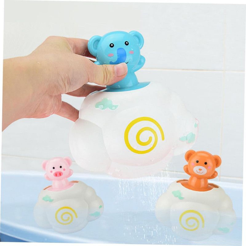 SET BFT 6 JUGUETE BAÑO CHORRO AGUA DIVERTIDO BEBÉS DUCHA LAU - 3