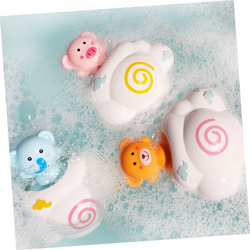 SET BFT 6 JUGUETE BAÑO CHORRO AGUA DIVERTIDO BEBÉS DUCHA LAU - 5