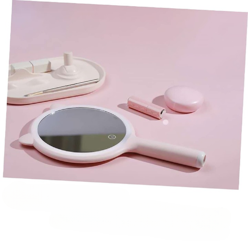 MAQUILLAJE ESPEJO AUMENTO COSMETICO LUZ LED RECARGABLE LAU - 5