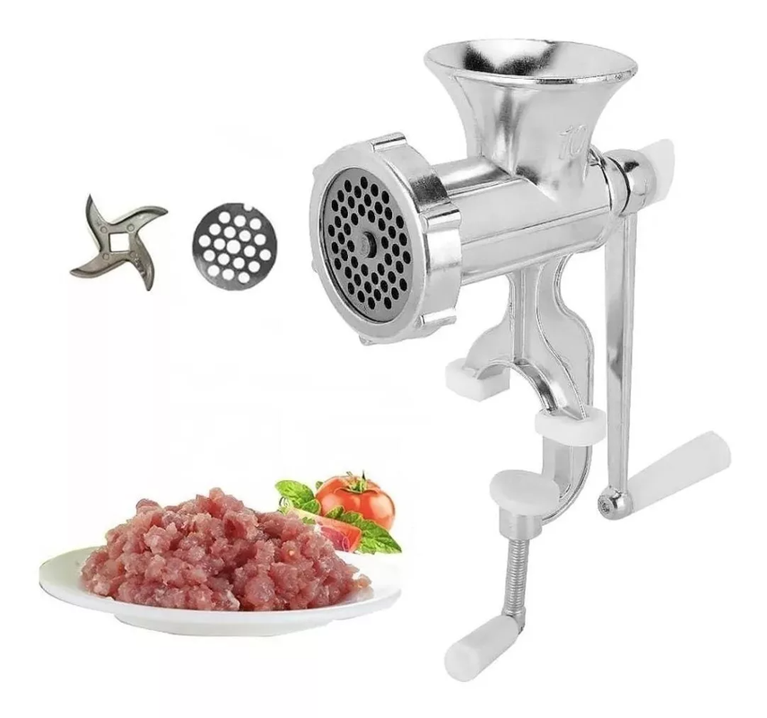 MOLEDORA PICADORA CARNE MANUAL PORTATIL HOGAR COCINA LAU - 6