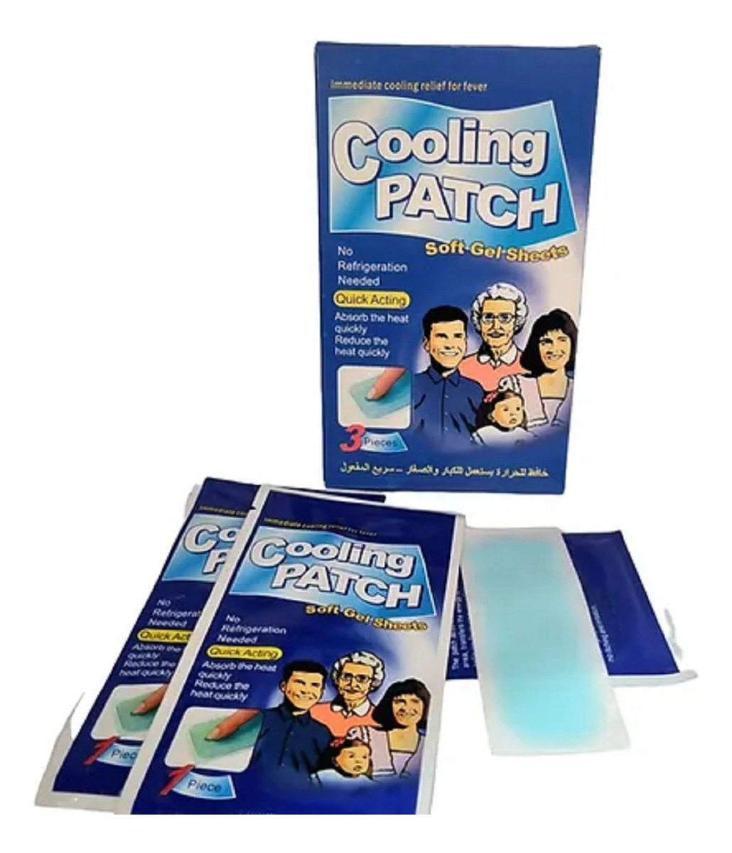 SET 10 PARCHES GEL FRIO FIEBRE ADULTO NIÑO ALIVIO FATIGA LAU - 8