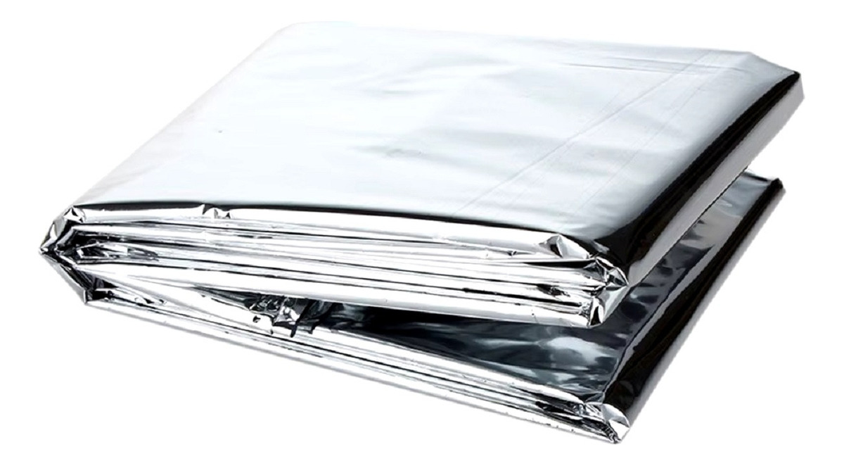 SET 10 MANTAS TERMICA RESISTENTE IMPERMEABLE CAMPING LAU - 3