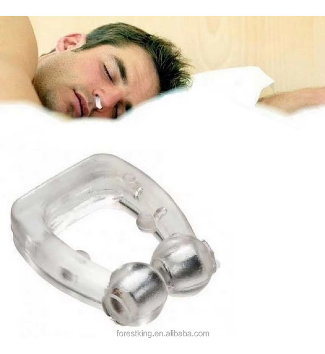 SET 10 CLIP CLIP NASAL MAGNÉTICO ANTIRRONQUIDOS SUEÑO LAU - 1