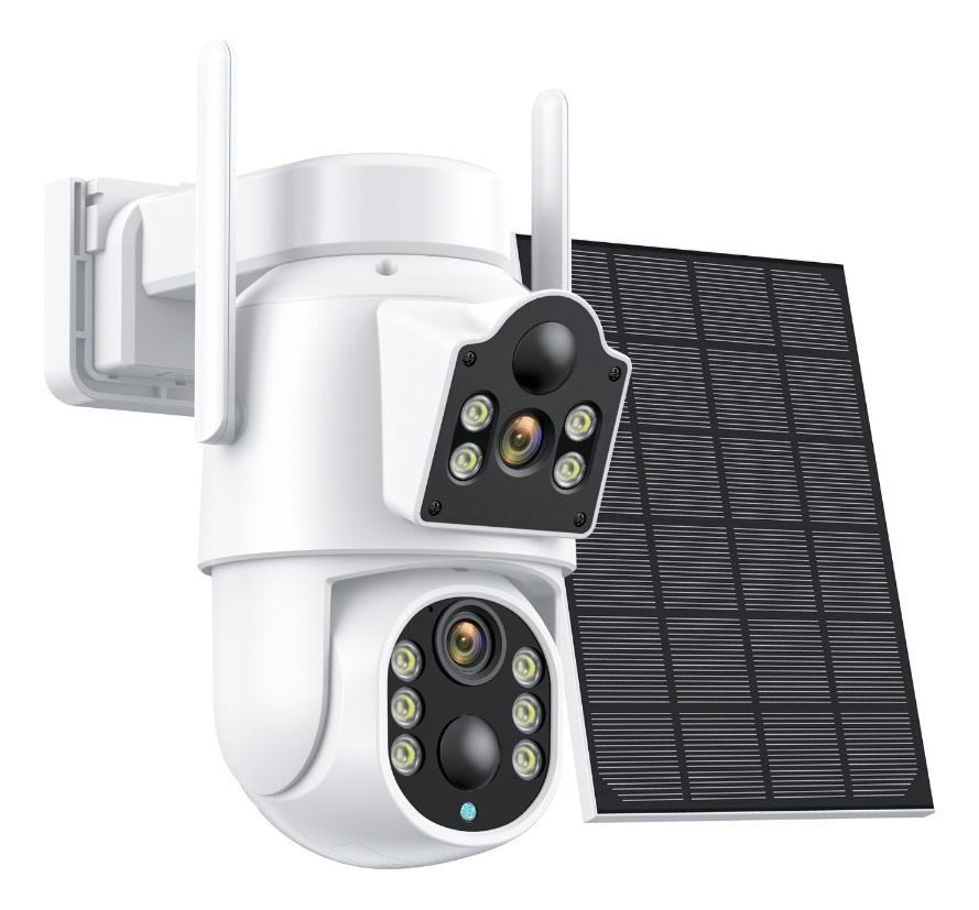 CÁMARA SEGURIDAD SC CAMARA SEGURIDAD SOLAR INTELIGENTE IR WI-FI JARDIN HOGAR LAU - 3