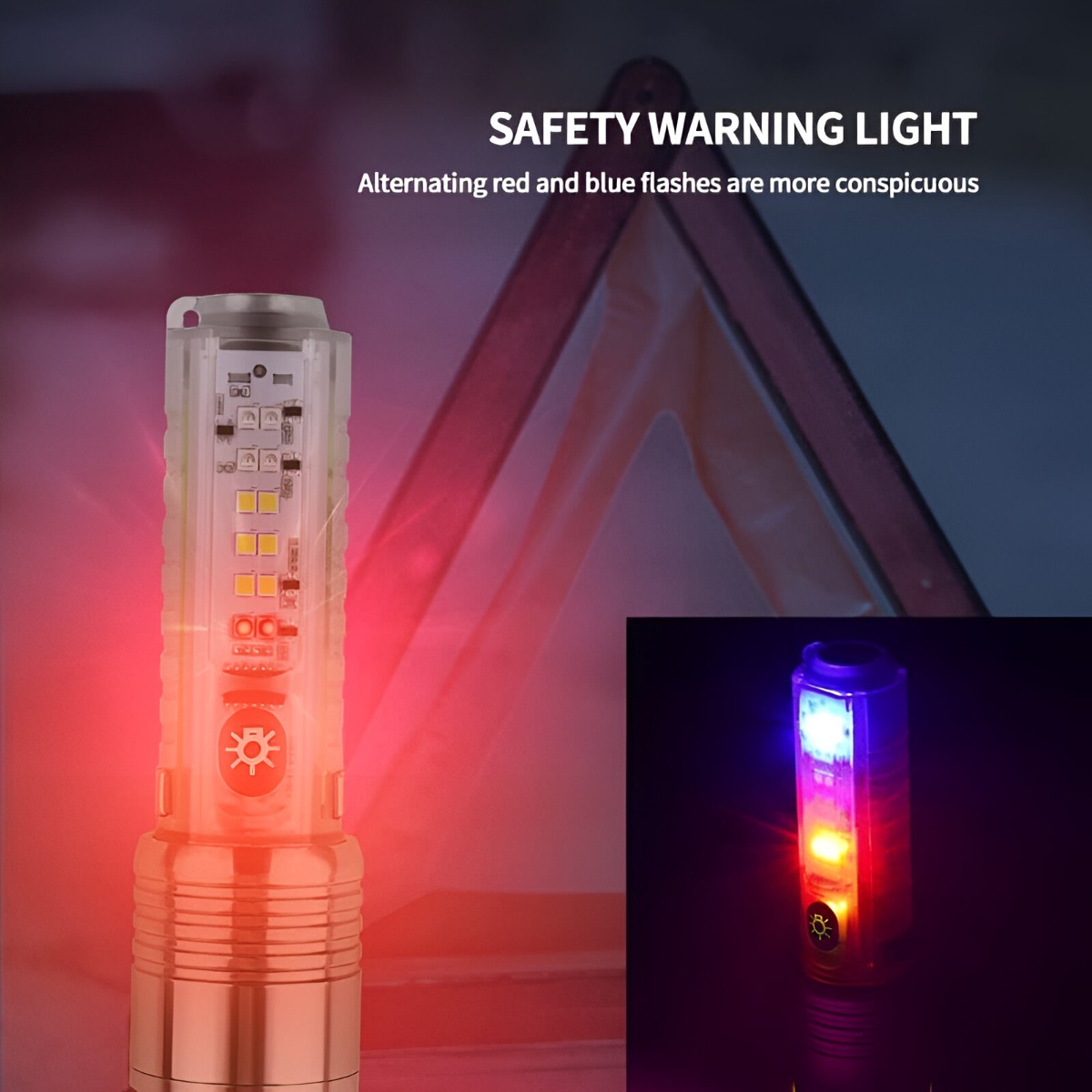 SET SC LED 2 LINTERNA MINI RECARGABLE DOBLE CAMPING LAU - 5