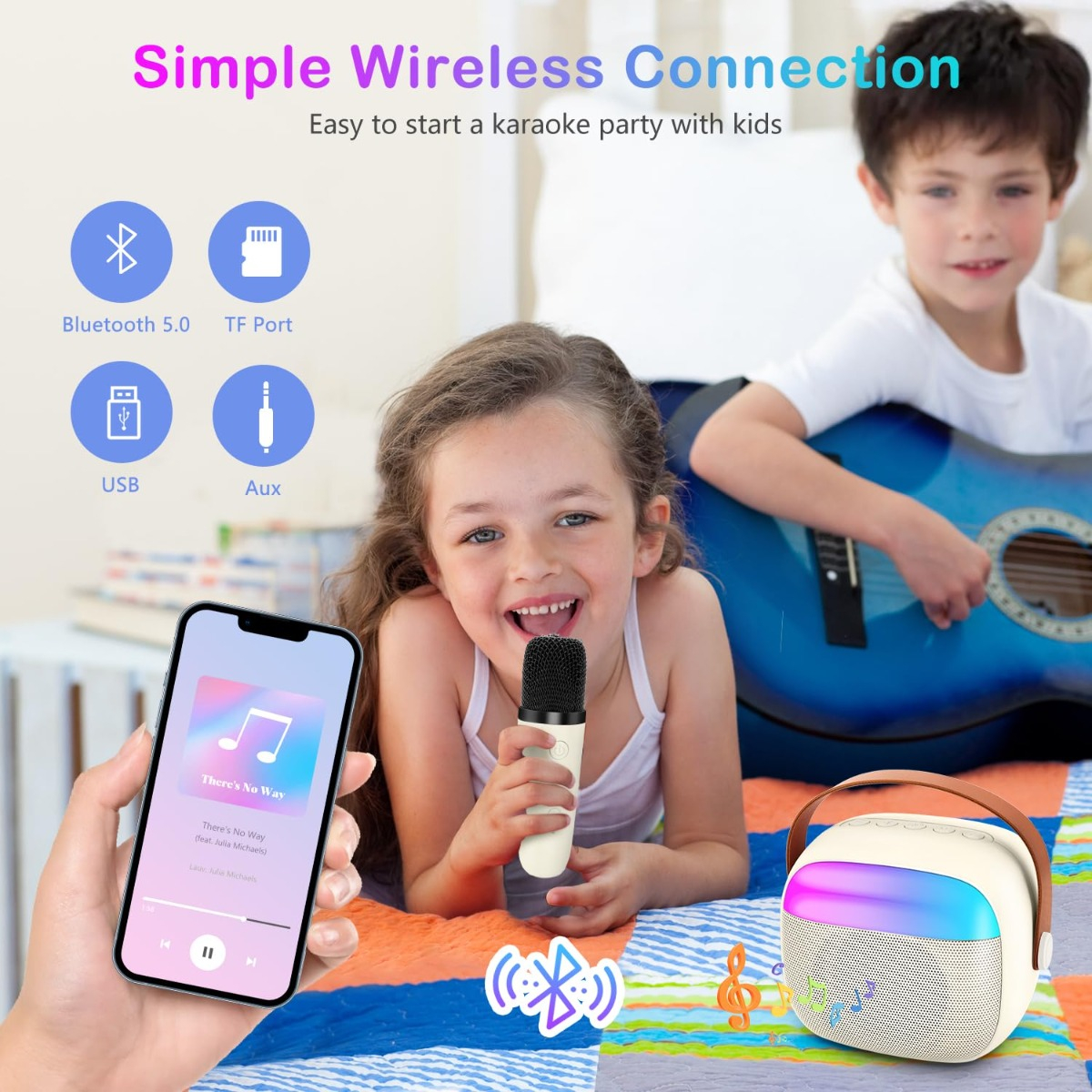 ALTAVOZ PORTATIL SC KARAOKE EGGLES NIÑOS MUSICA FIESTAS LAU - 2