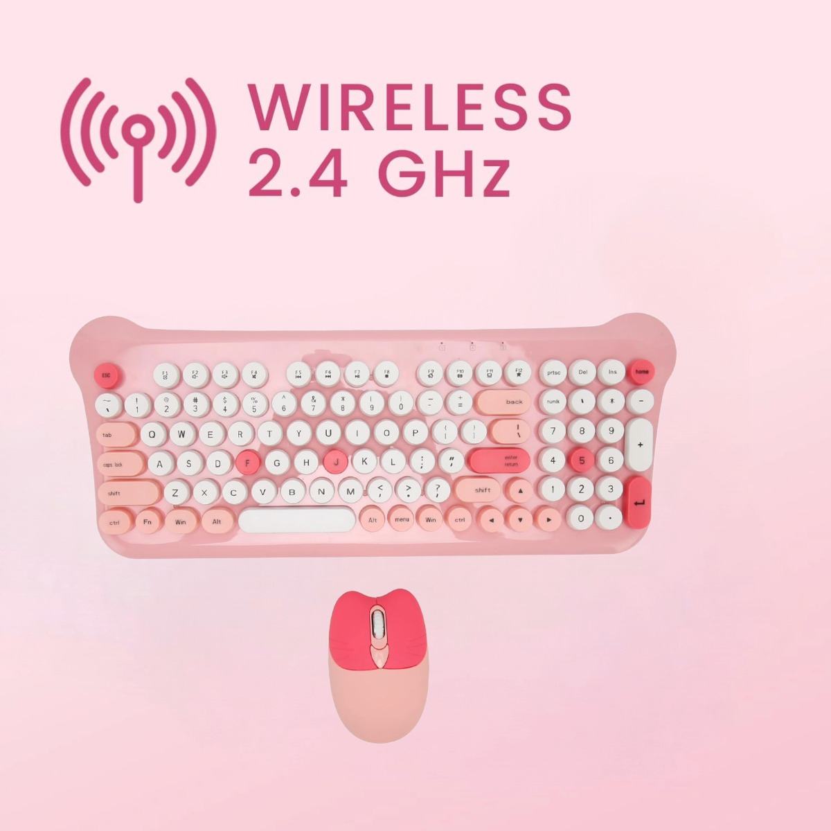 KITS TECLADO MOUSE PRETTY COMPUTADOR PORTATIL USB LAU - 6