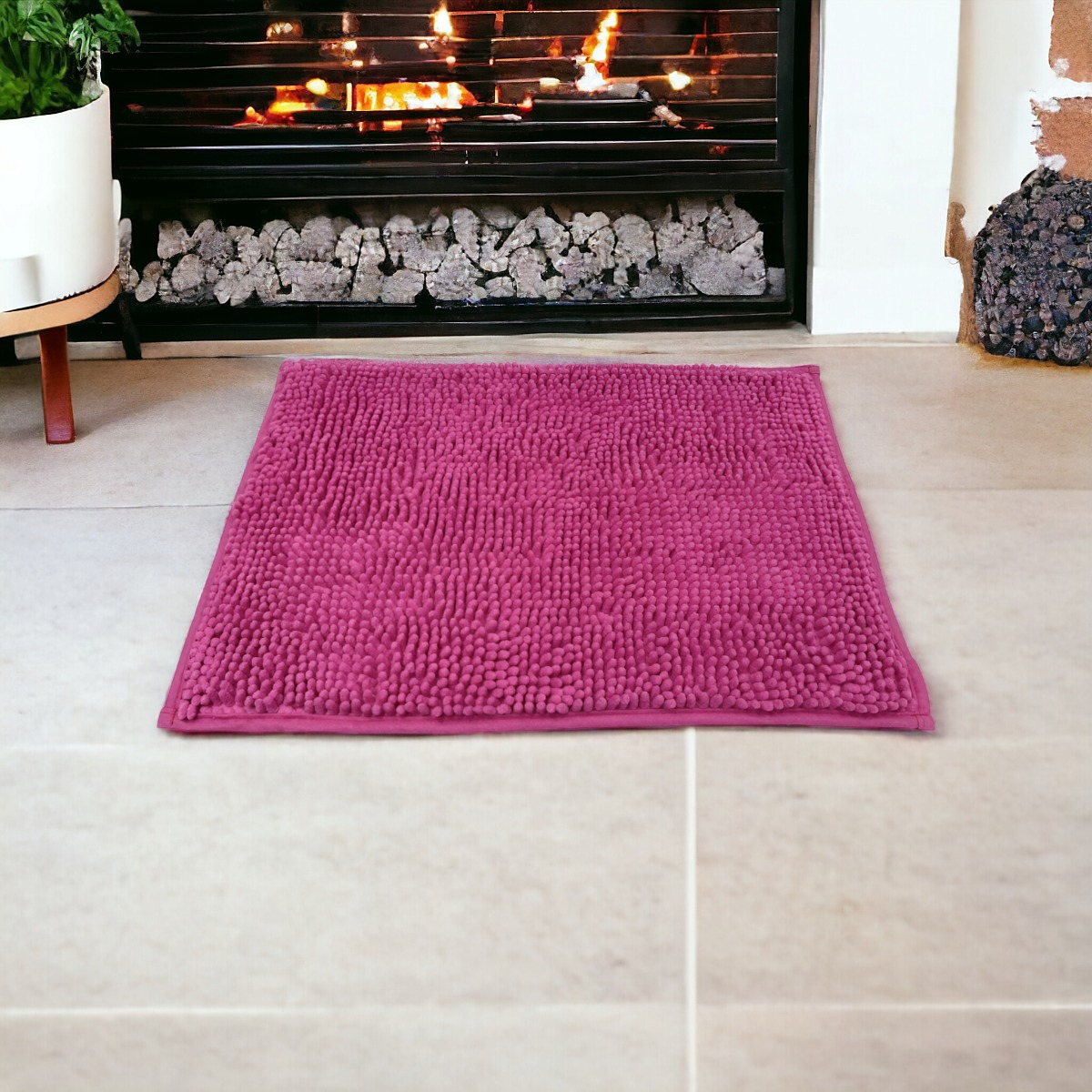 SET 3 ALFOMBRA CONTEMPORÁNEA MODERNA SUAVE LANUDA ANTIDESLIZANTE JHN 60 X 40 CM - 5