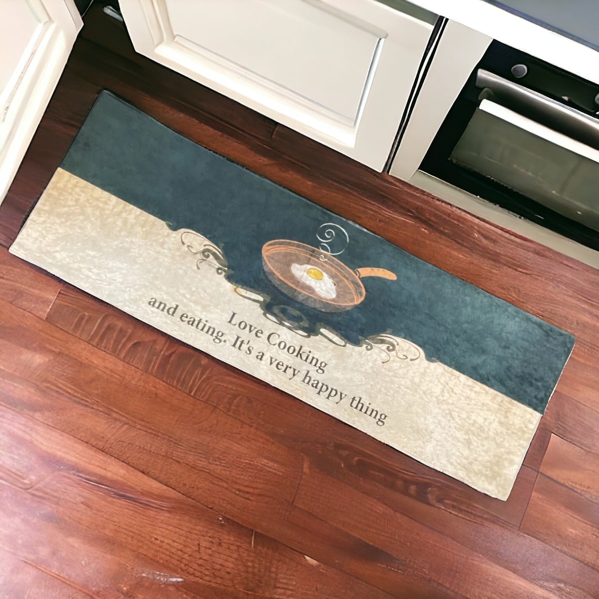 ALFOMBRA CONTEMPORÁNEA MODERNA DECORATIVA COCINA 2 PIEZAS ANTIDESLIZANTE PISO JHN 60 X 40 CM - 2