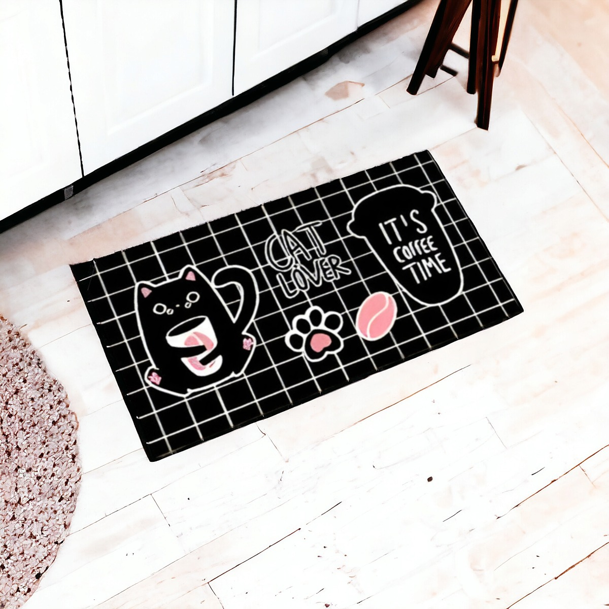 ALFOMBRA CONTEMPORÁNEA MODERNA PISO COCINA ANTIDESLIZANTE DECORATIVA 2 PIEZAS JHN 60 X 40 CM - 6
