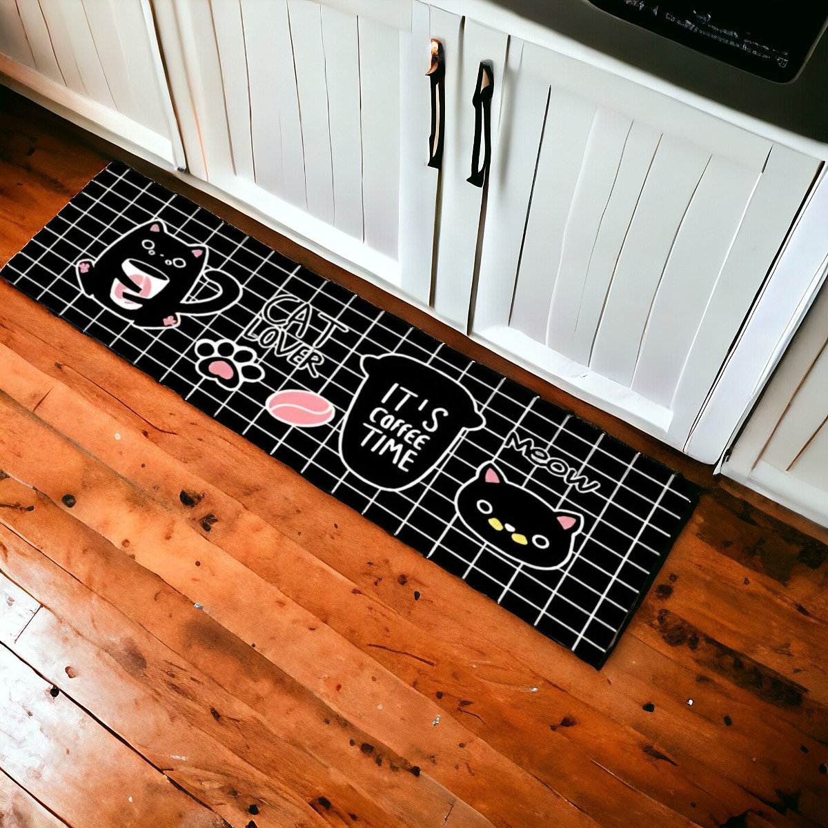 ALFOMBRA CONTEMPORÁNEA MODERNA PISO COCINA ANTIDESLIZANTE DECORATIVA 2 PIEZAS JHN 60 X 40 CM - 9