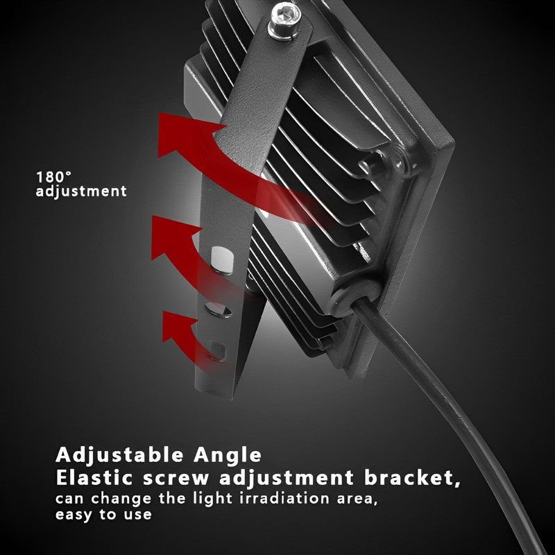 REFLECTOR KHADLAJ LED EXTERIOR 100W HOGAR JARDIN ALUMBRADO LAU - 8