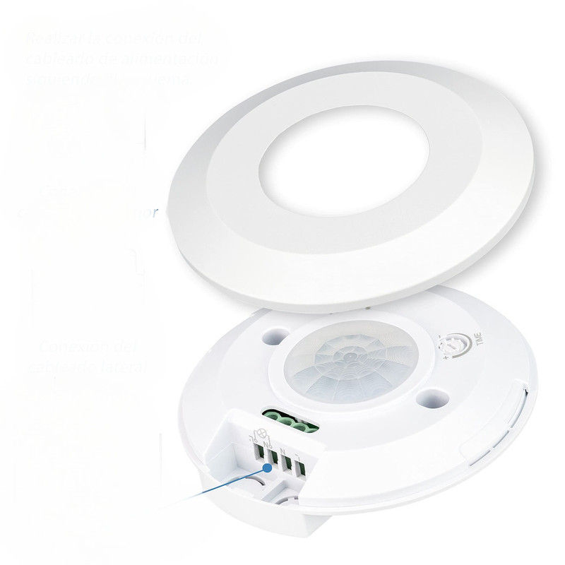 LUZ KHADLAJ SENSOR MOVIMIENTO LED INFRAROJO ANGULO 360 LAU - 3