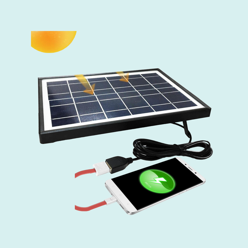 PANEL SOLAR POTENTE 25W CARGA LIGERO PORTATIL LAU - 5