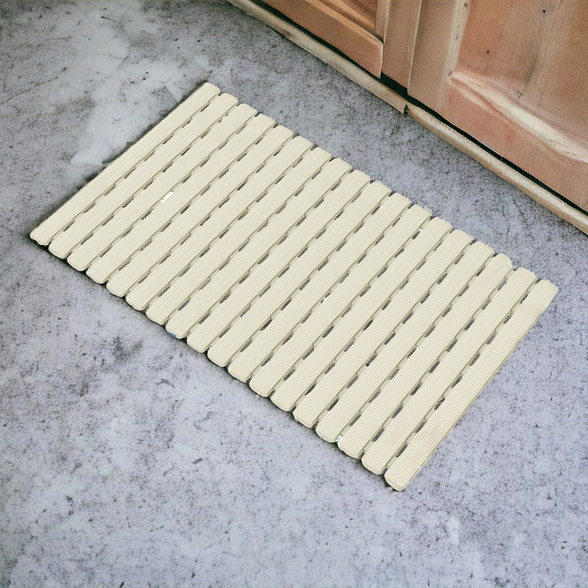ALFOMBRA BAÑO ANTIDESLIZANTE DRENAJE BAÑERA LISTONES JHN - 2