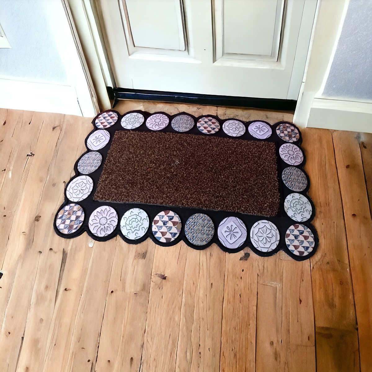 ALFOMBRA DECORATIVA GOMA 3D INTERIOR EXTERIOR JHN - 2