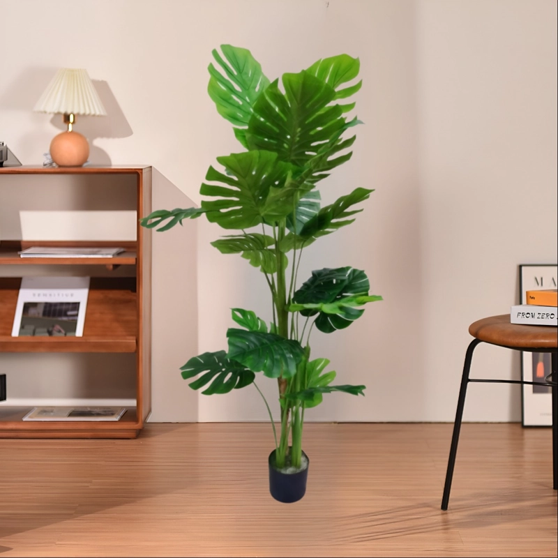 PLANTA ARTIFICIAL TORTUGA DECORATIVA ADORNO VERDE JHN - 10