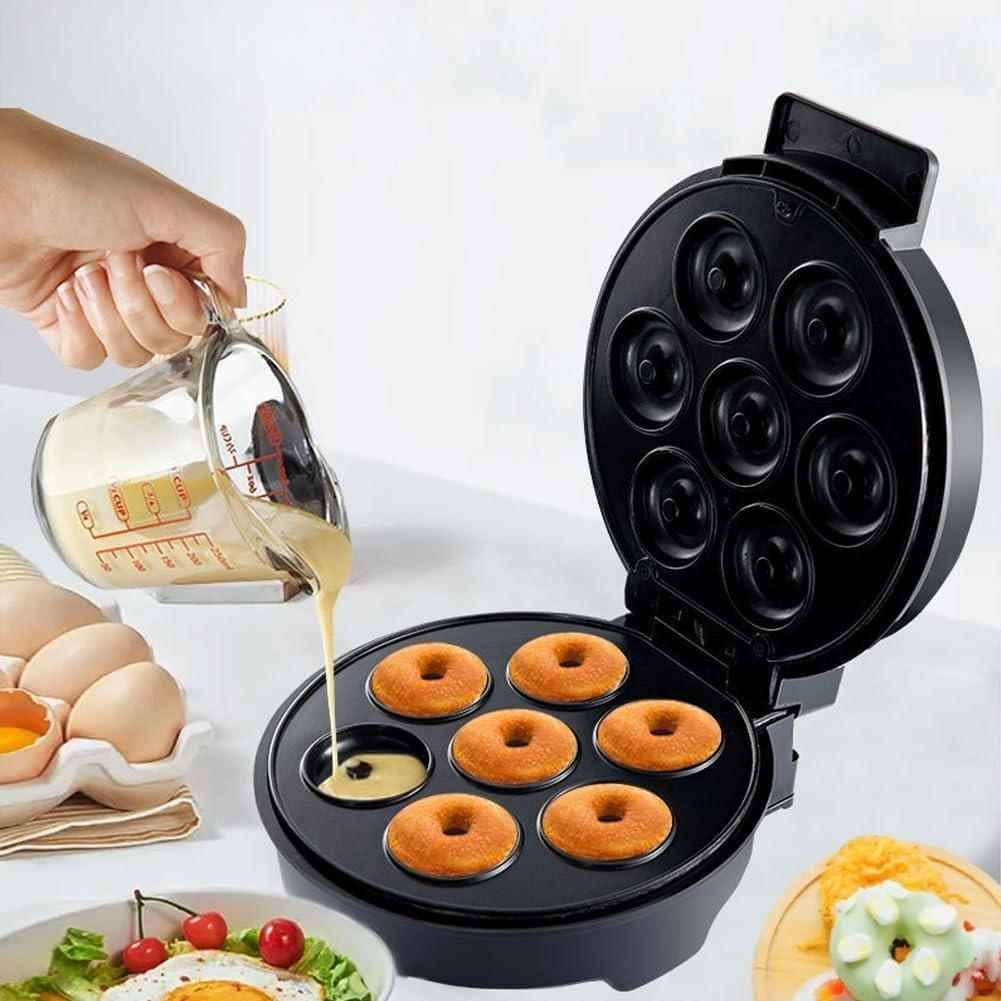 MINI MAQUINA DONUTS ANTIADHERENTE 1000W COCINA HORNEA LAU - 2