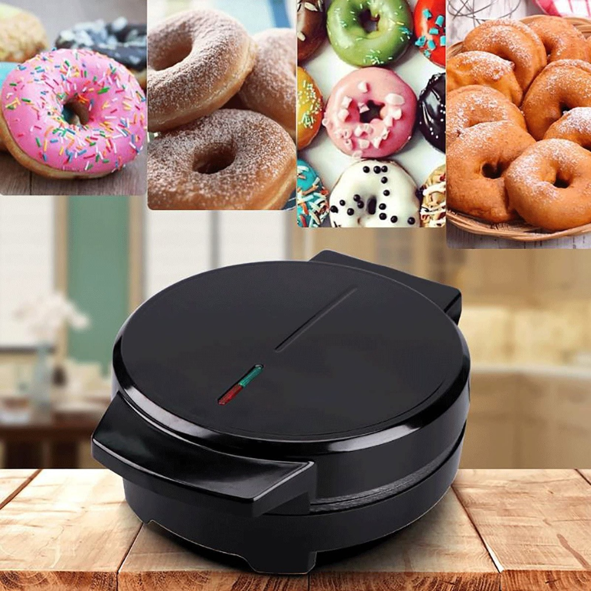 MINI MAQUINA DONUTS ANTIADHERENTE 1000W COCINA HORNEA LAU - 8