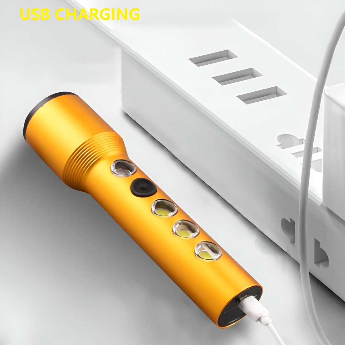 LINTERNA ULTRABRIGHT LED PORTATIL COMPACTA RECARGABLE LAU - 3