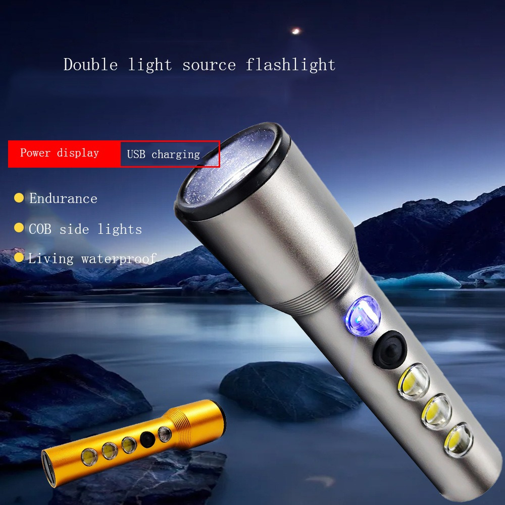 LINTERNA ULTRABRIGHT LED PORTATIL COMPACTA RECARGABLE LAU - 4