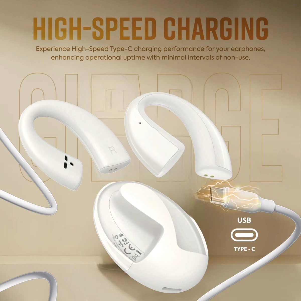 AURICULARES COLGANTE INALAMBRICO BLUETOOTH MODERNO LAU - 7