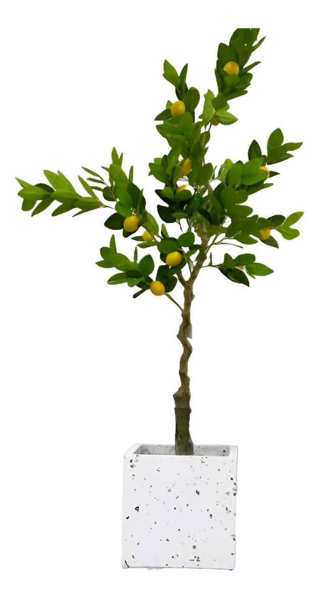 ÁRBOL LIMÓN ARTIFICIAL VERDE DECORACIÓN MODERNA 120CM JHN - 2