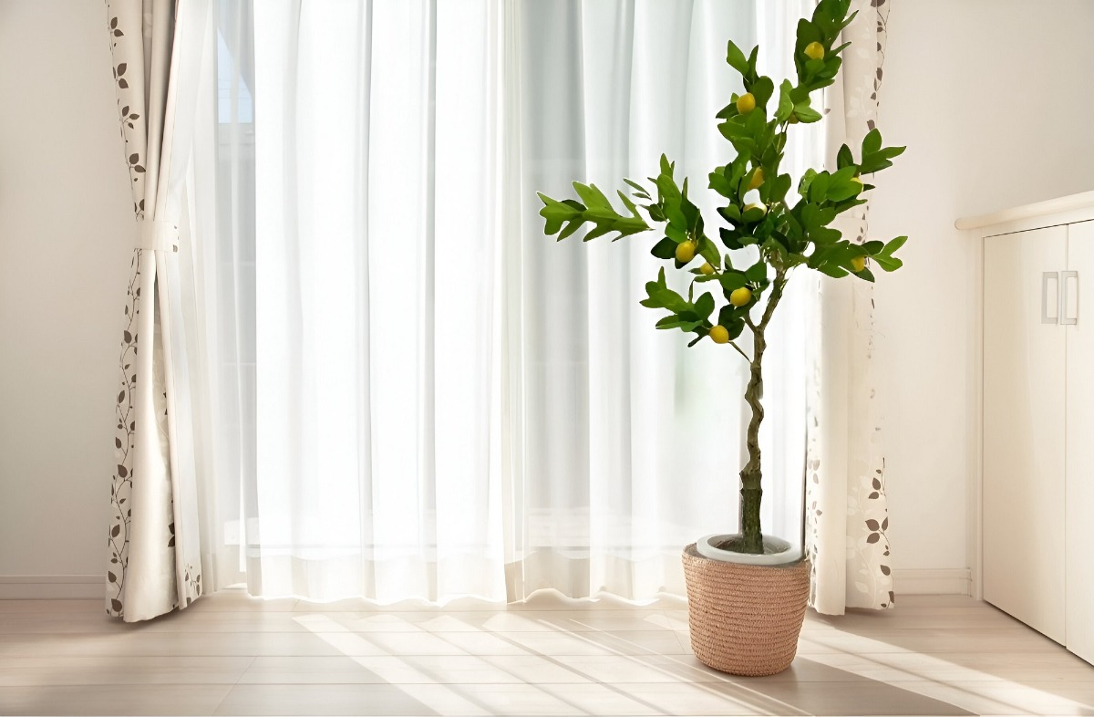 ÁRBOL LIMÓN ARTIFICIAL VERDE DECORACIÓN MODERNA 120CM JHN - 4